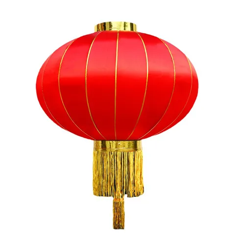 Chinese Lantern/Red Traditional Hanging Lamp Shade China New Year Spring Festival Decoration Cloth Lighting 