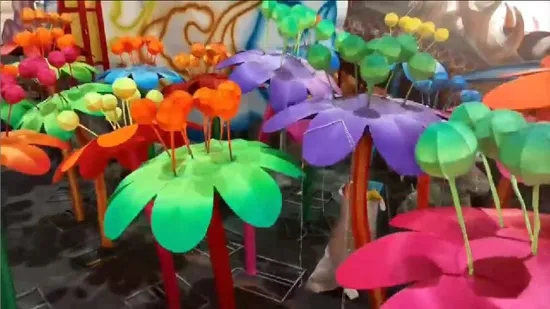 Traditional Design Colorful Chinese Natural Outdoor Waterproof Decorative Lantern 