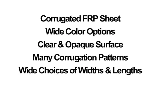 Plaque Panneau En Polyester Ondulee Fibre De Verre Sur Mesure Pour Toiture 