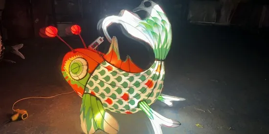 Animal Lantern Decoration Custom Elephant Lantern for Amusement Park Exhibition 