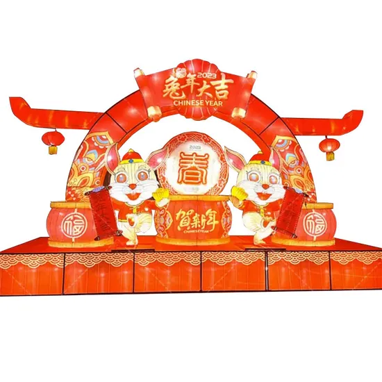 Traditional Animal Motif LED Light Lanterns New Year Festival Decoration 