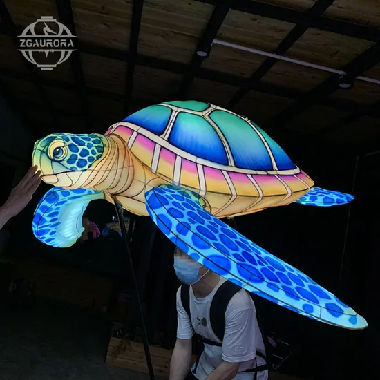 Wearable Turtle Lantern Animal Lantern Performance Parade 