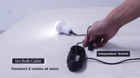 Syteme Eclairage Solaire Kit Avec 2 Ampoules USB Phone Charger 
