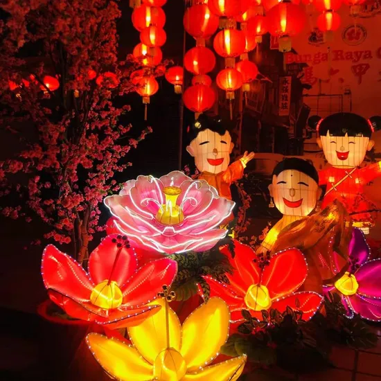 LED Gift Lantern Hallowern Rabbit Lantern LED for Chinese New Year Decor 