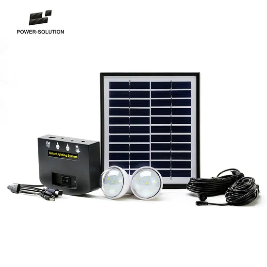 off Grid Solar Home Lighting Kits with 2bulbs USB Charger 