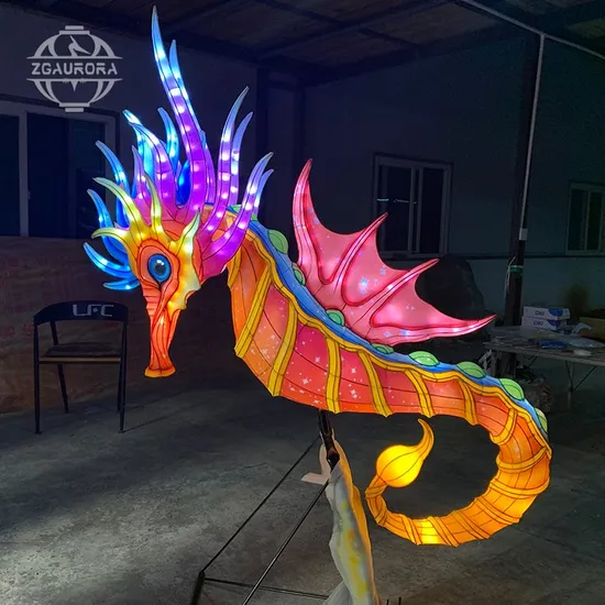 Wearable Seahorse Lantern Animal Lantern for Ocean Lantern 